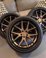 Ferrada FR2 20” 5X112 wheels with Michelin pilot sports tires
