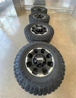 18" ford tremor f250-350 factory black machined wheels and tires Rims Rines 18s - Image 6