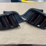 2015-2017 Ford Mustang GT GT500 Eco boost RH LH Tail Lights Pair Smoked Covers