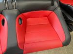 2018-2022 Mustang GT Red/Black Leather Recaro Seats Front Rear - Image 3