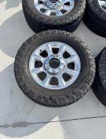 20” superduty stocks on 35” all terrains  Have a set of 20” Superduty stocks 8x170 bolt pattern on a set of 35x12.50r20 cooper - Image 3