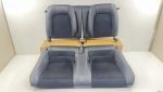 Ford Mustang Dark Horse Rear Seat Set Lower And Upper Leather Black Oem