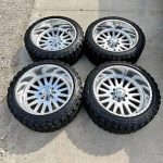 American Force atom 24x12 with new 35x12.50x24 versatyre HD M/T for Ford SuperDuty F250-F450 8x170 bolt pattern lig TMPS Sensors Included