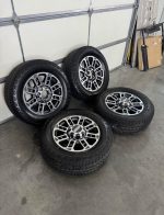 20in OEM f350 limited package wheels  275/65/20 Bridgestone dueler tires  Wheels are 20in OEM wheels off a 2024 ford f350 limited package. - Image 7