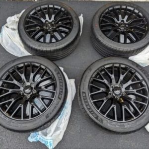 OEM PP1 Wheels with 0 Mile Michelin Pilot Sport 4S  These wheels are in EXCELLENT condition, no scrapes, no chips!