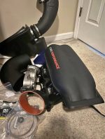 V2 Ford Performance Cobra Jet twin 60mm throttle body intake included harness for gen 3 connection