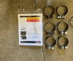 Borla ATAK cat-back exhaust Borla ATAK Cat-Back Exhaust with Black Carbon Fiber Tips. Mufflers are two years old. Rest of the pipes and clamps are new.Fits 2018- 23 mustangs - Image 3