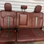 2017–2019 Ford Super Duty Platinum Interior, Red/Dark Marsala - Image 12