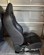 Ford Mustang Oem Recaro Black Leather Seats 2015-2019 - Image 6