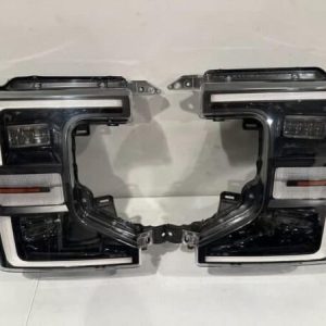 2020 2021 2022 FORD F250 F350 F450 BLACK HOUSING SPORT OEM LED HEADLIGHTS