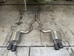 2018+ Ford Mustang GT Borla ATAK 3 Active exhaust with Carbon Fiber tips.
