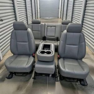 07/13 Chevy 1500-2500 seats grey color  In perfect condition no rips or tears.  Perfect replacement seats.