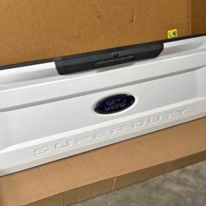 2017+ Ford F250 Super Duty Oxford White Tailgate"