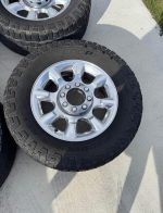 20” superduty stocks on 35” all terrains  Have a set of 20” Superduty stocks 8x170 bolt pattern on a set of 35x12.50r20 cooper - Image 6