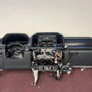 2022 FORD F150 LARIAT DASH DASHBOARD TRIM ASSEMBLY WITH MOUNTING BRACKET AND WIRES.