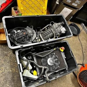 Roush supercharger kit for 18-23 mustang gt