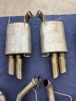Several sets of axlebacks removed from 11-14 Mustang GTs. - Image 4