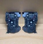 2017-2019 Ford F250 Headlights 2017-2018-2019 Ford F250 / F350 New Chrome Led Projector Headlights  Full LED C-Bars Style Headlamps  Compatibles With Factory Stock  Halogen Headlights  Come As Pair / Plug In Play - Image 6