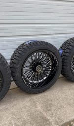 New 22x12 Hardcore 8x170  New 33x12.50r22 Fortune R/Ts - Image 3