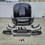 Ford Mustang front Bumper Hood set GT500 Shelby style facelift body kit for 2015-2017
