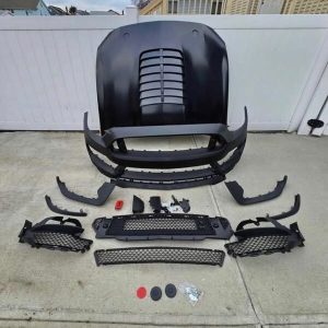 Ford Mustang front Bumper Hood set GT500 Shelby style facelift body kit for 2015-2017