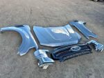 Front end pieces off of a 2021 Ford F250 Lariat. Hood, fenders, grill and LED Headlights. M7 paint code. - Image 8