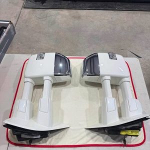 "2021 Ford F-250 King Ranch Tow Mirrors - Paint Matched, Flawless Condition"