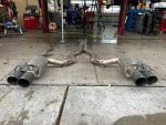 2018+ Ford Mustang GT Borla ATAK 3 Active exhaust with Carbon Fiber tips. - Image 5