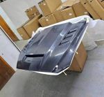 Ford Mustang Hood Real Carbon Fiber Terminator style for 2015-2017 - Image 2