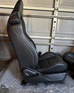 Ford Mustang Oem Recaro Black Leather Seats 2015-2019 - Image 2
