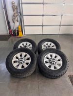 20in OEM F350 platinum aluminum wheels  37x13.50r20 Toyo open country r/t tires  Wheels are 20in OEM wheels off a 2022 ford f350 platinum package.