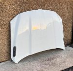 2019-2020-2021-2022-2023 Dodge Ram 1500 Front Hood aluminum Color White - Image 3