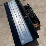 2023-2025 f250 f350 oem king ranch tailgate with cameras and step in good condition, - Image 8