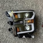 FORD F-150 15-17 PROJECTOR PLANK STYLE SWITCHBACK HEADLIGHTS BLACK