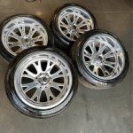 22x12 kg1 forged “ace” wheels 305/40/22 ultra sport street tires  Wheels are 22x12 KG1 forged, concave series, -44 extremely hard to find design