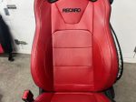 2018-2022 Mustang GT Red/Black Leather Recaro Seats Front Rear - Image 9