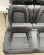 FORD MUSTANG OEM RECARO BLACK LEATHER SEATS - Image 6
