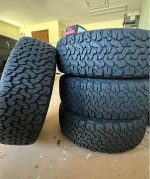Ford Raptor R 37" Tires & Beadlock Rims  37x12.50R17 BFGoodrich Baja tires on Raptor R beadlocking rims. New. Full set of four with lug nuts. - Image 3