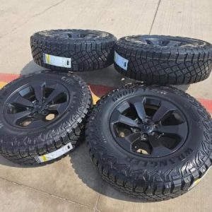 18" Dodge Ram 1500 Rebel Black OEM wheels rims tires