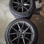 2024 dark horse wheels and tires. Original with car, tires are still in great shape