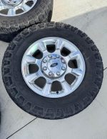 20” superduty stocks on 35” all terrains  Have a set of 20” Superduty stocks 8x170 bolt pattern on a set of 35x12.50r20 cooper - Image 5