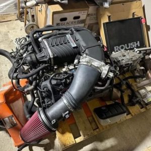 Supercharged Gen 2 5.0 Coyote Mustang Engine and trans swap kit.