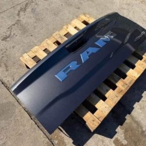 Ram 2500 3500 Factory Tailgate Granite Crystal OEM w/ Camera Hole