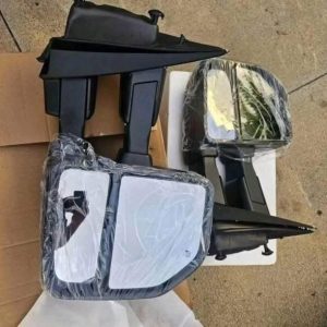 Tow mirrors for 2018-2020 Ford F-150. May fit earlier models.