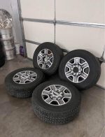 18in OEM Ford f350 superduty wheels  275/70/18 Bridgestone dueler all terrain tires  Wheels are 20in OEM wheels off a 2025 ford f350 superduty. - Image 8