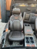 Ford f250 king ranch interior fits 2017 to 2022 comes complete with all seats center console carpet headliner dash and all plastic trim￼ with seatbelts ￼￼. - Image 6