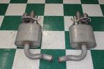 MUSTANG GT LH RH OEM Active Dual Exhaust Muffler Pair 2x Factory Original - Image 7