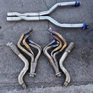 kook headers for 2018 5.0 comes with catted connectors and xpipe