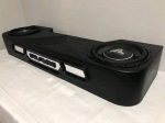 RAM  crew cab enclosure! This beast fits perfectly in all new 2019 Ram trucks and looks amazing! Finished off in factory matched leather and stitch with two JL audio 12tw3