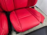 Dodge Challenger R/T Shaker 15-23 Custom Red Interior Leather Door Panel Seats - Image 12